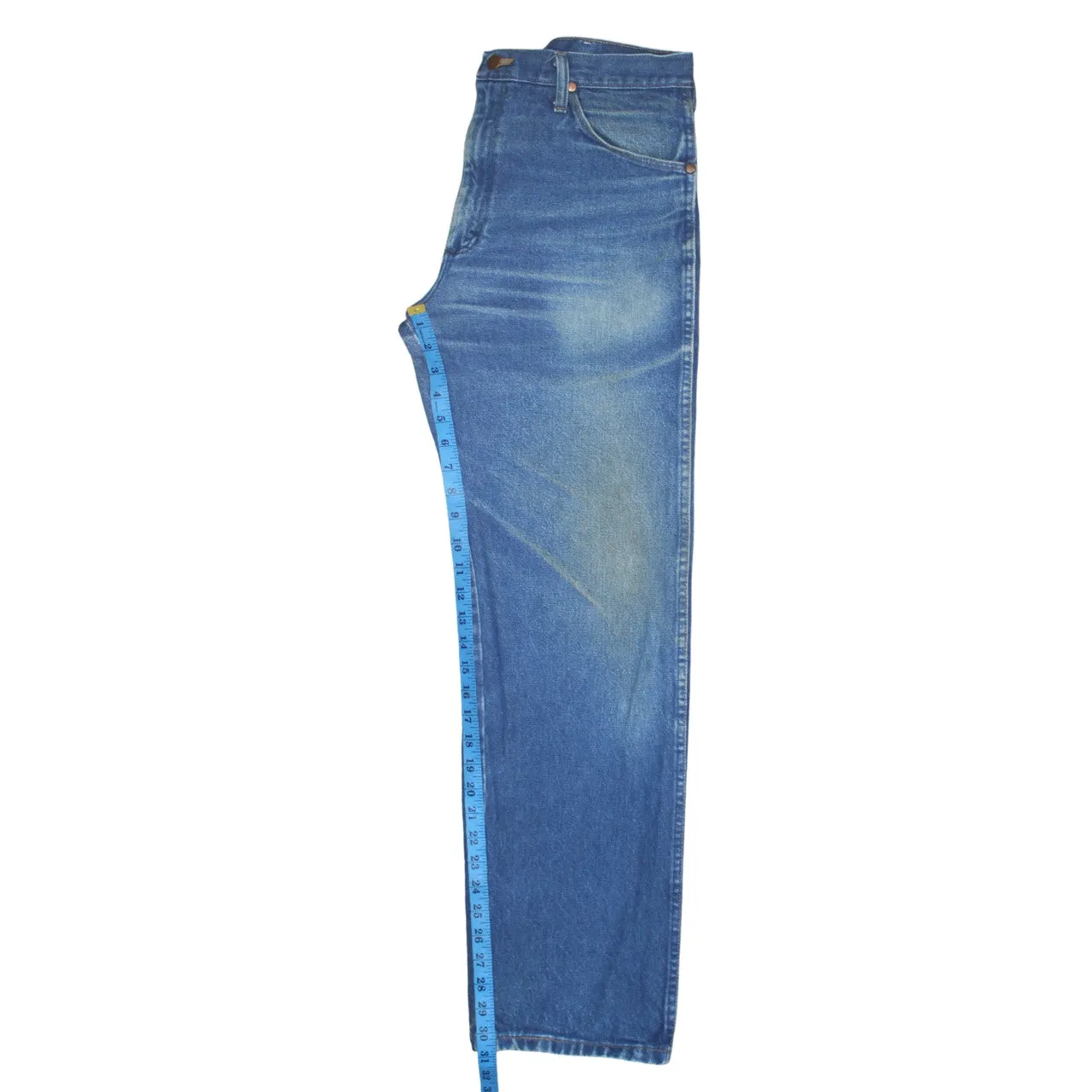 Wrangler 90's Lightwash Straight Leg Baggy Jeans / Pants 34 Blue sold by Vintage Club product image thumbnail 5