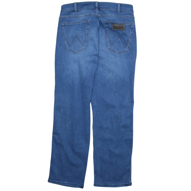 Wrangler 90's Lightwash Straight Leg Baggy Jeans / Pants 36 Blue sold by Vintage Club