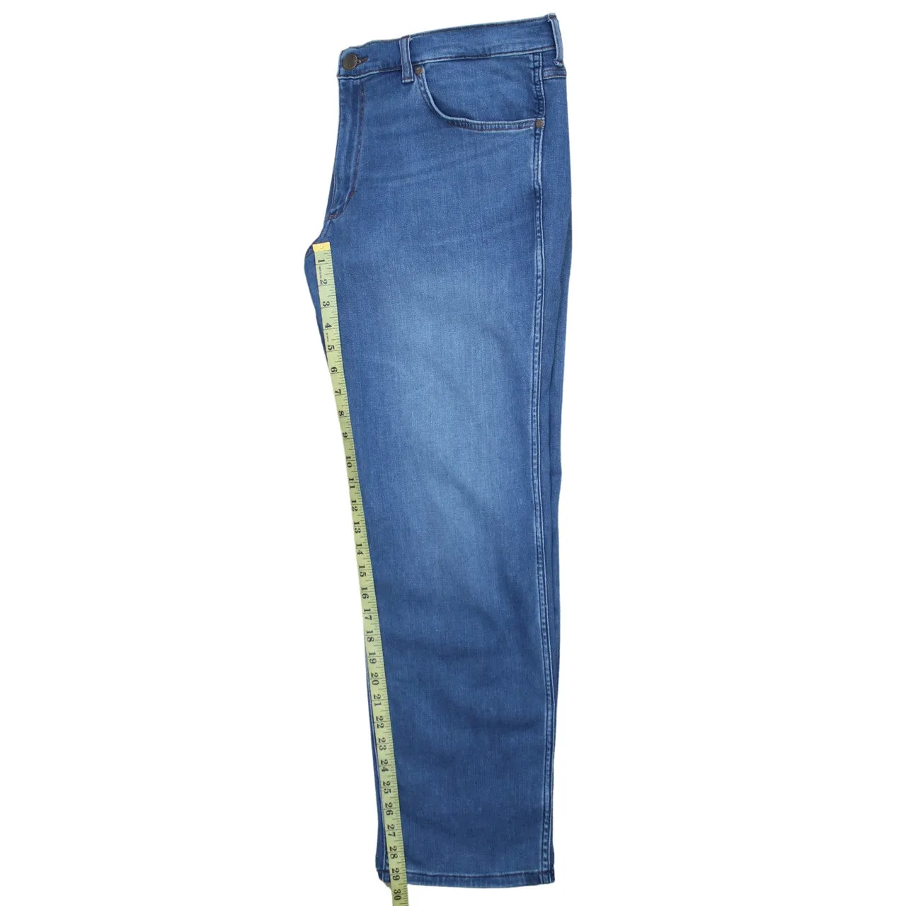 Wrangler 90's Lightwash Straight Leg Baggy Jeans / Pants 36 Blue sold by Vintage Club product image thumbnail 5