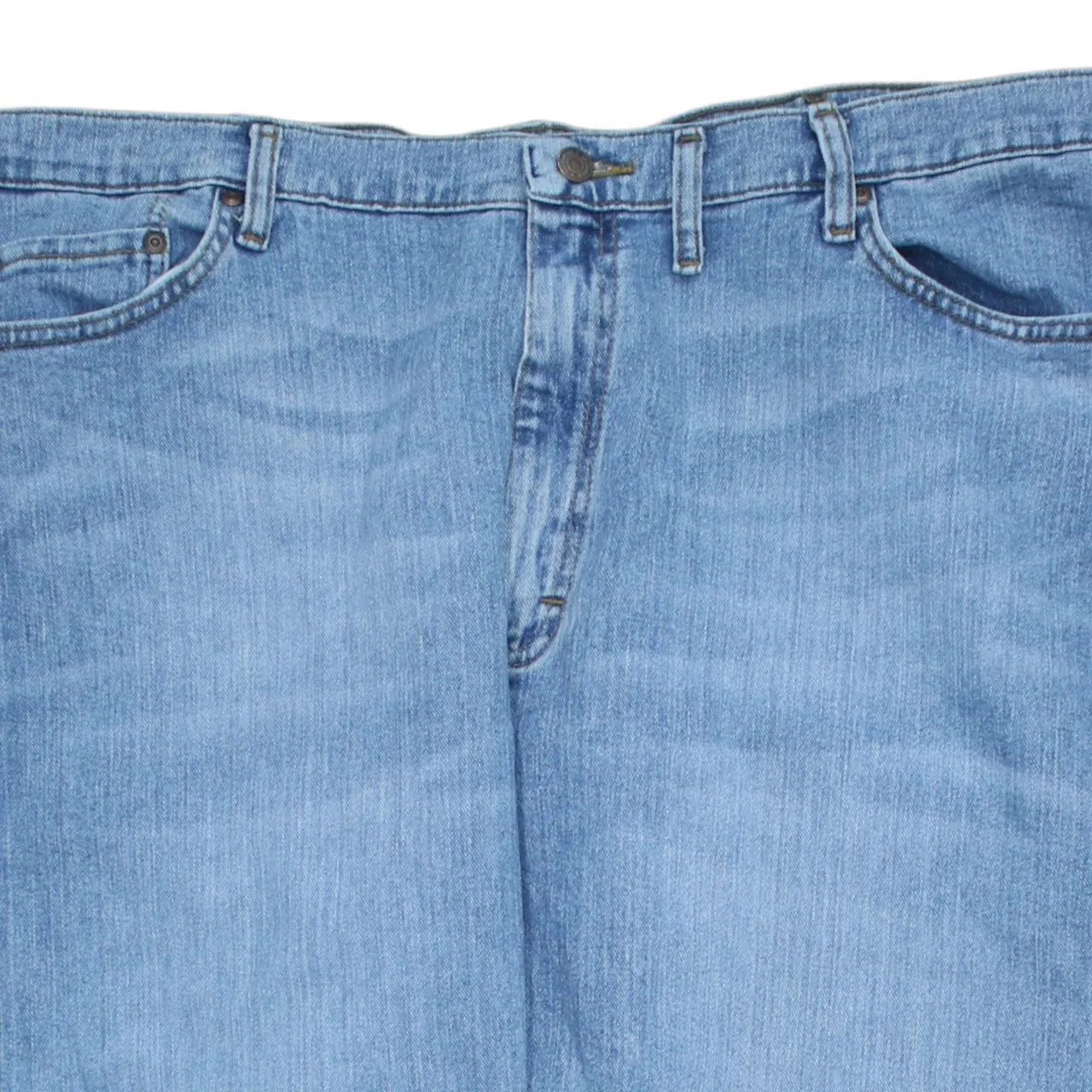 Wrangler 90's Lightwash Straight Leg Baggy Jeans / Pants 44 Blue sold by Vintage Club product image thumbnail 3