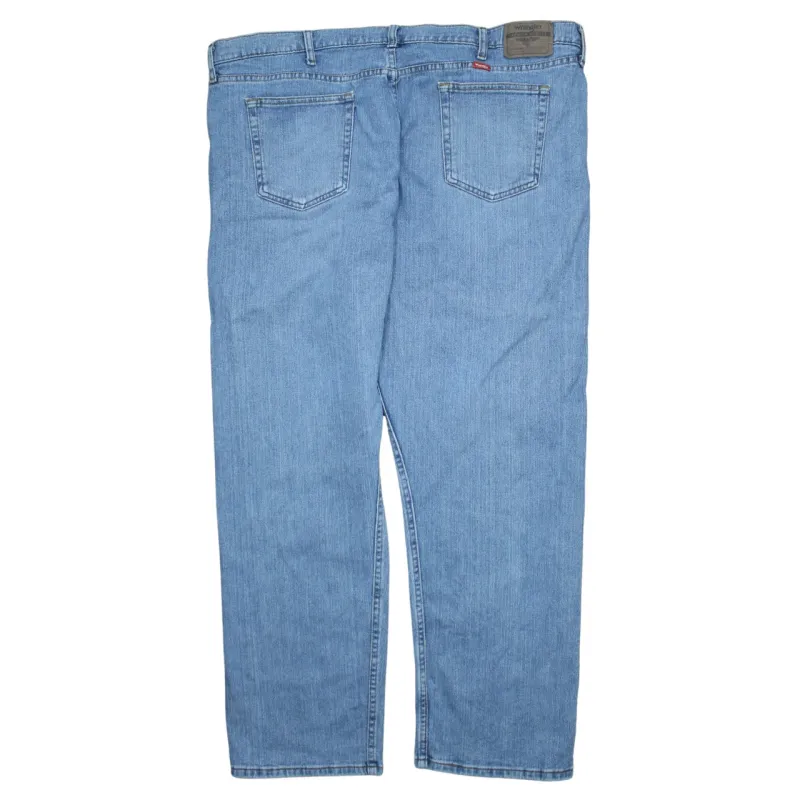 Wrangler 90's Lightwash Straight Leg Baggy Jeans / Pants 44 Blue made by Wrangler