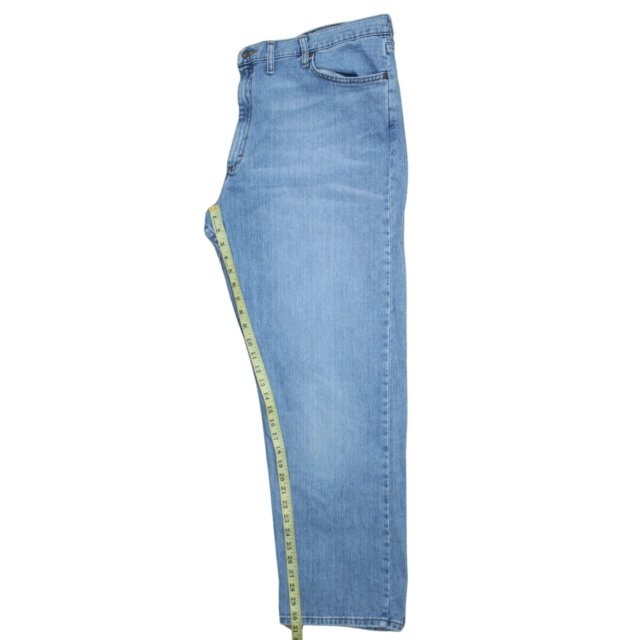 Wrangler 90's Lightwash Straight Leg Baggy Jeans / Pants 44 Blue sold by Vintage Club product image thumbnail 5