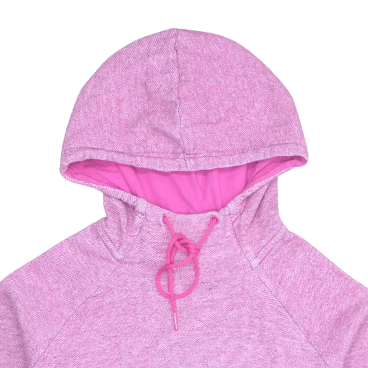 Adidas 90's Drawstring Pockets Pullover Hoodie Medium Pink sold by Vintage Club product image thumbnail 3
