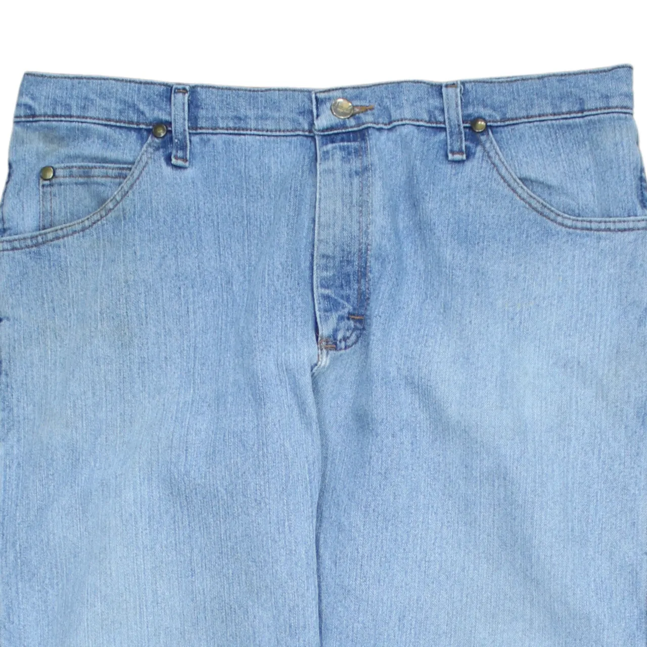 Wrangler 90's Lightwash Straight Leg Baggy Jeans / Pants 36 Blue sold by Vintage Club product image thumbnail 3