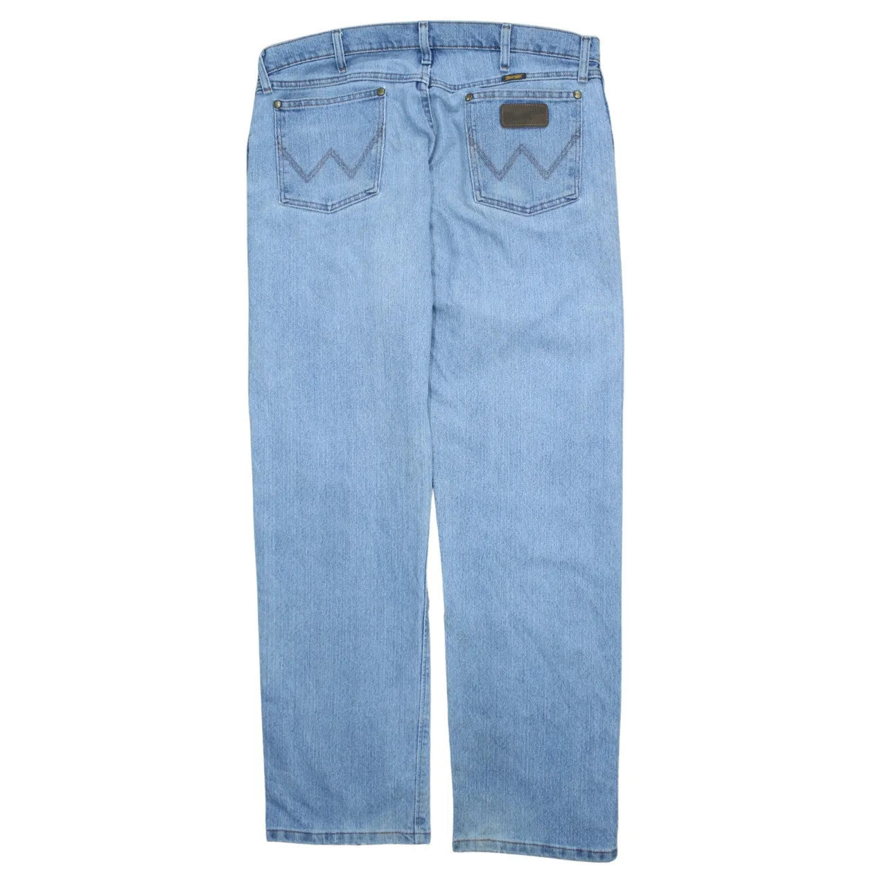 Wrangler 90's Lightwash Straight Leg Baggy Jeans / Pants 36 Blue sold by Vintage Club