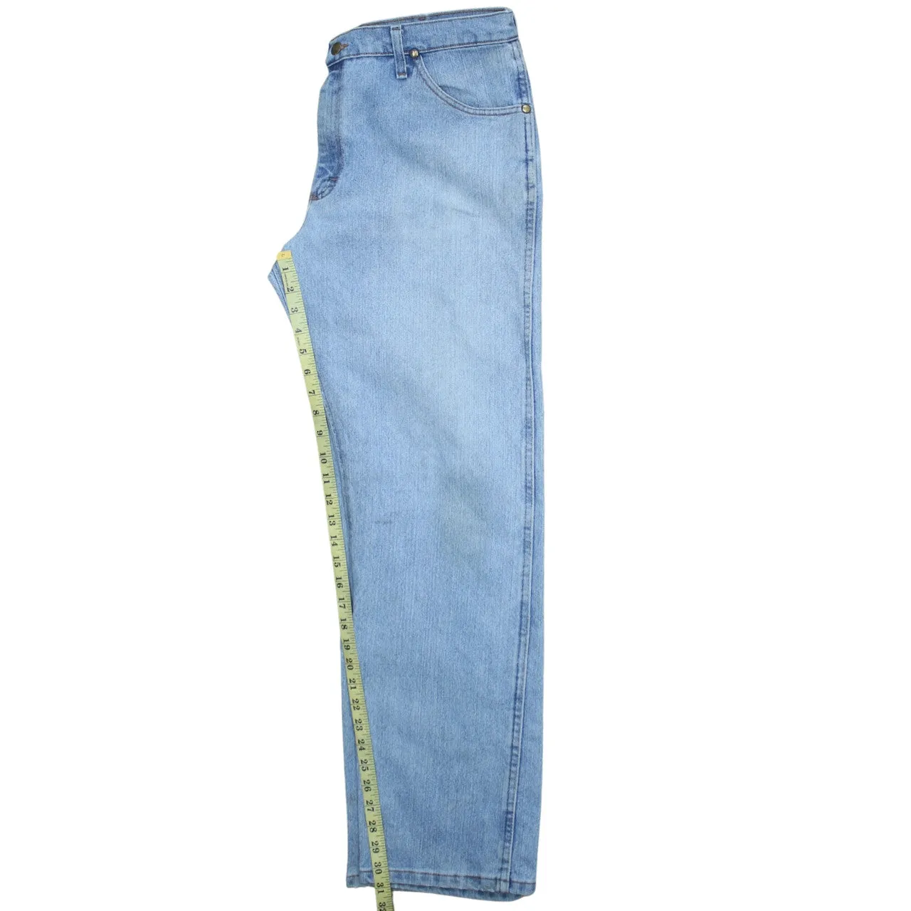 Wrangler 90's Lightwash Straight Leg Baggy Jeans / Pants 36 Blue sold by Vintage Club product image thumbnail 5