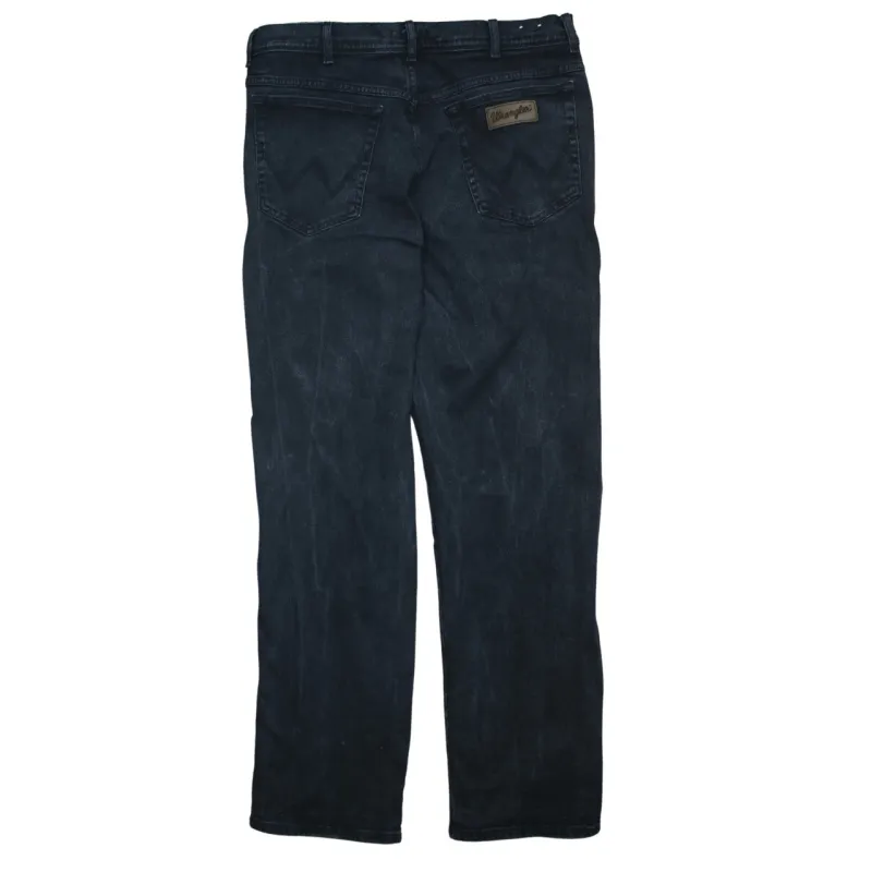 Wrangler 90's Lightwash Straight Leg Baggy Jeans / Pants 38 Black sold by Vintage Club