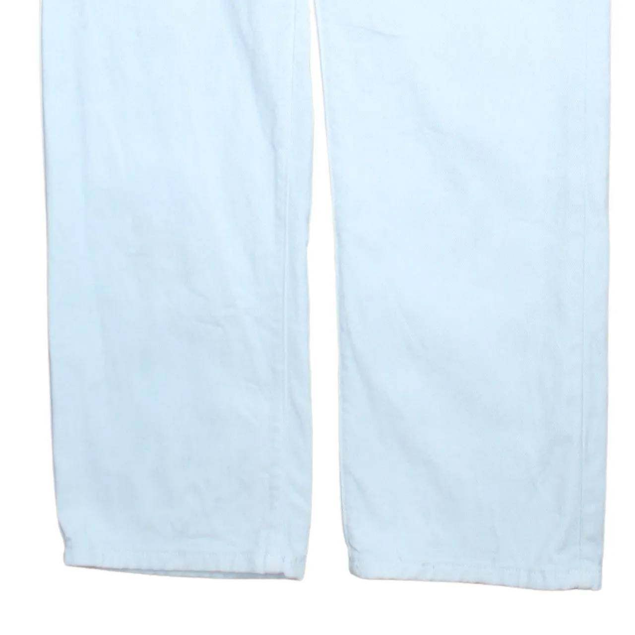 Calvin Klein 90's Lightweight Straight Leg Baggy Trousers / Pants 30 White sold by Vintage Club product image thumbnail 4