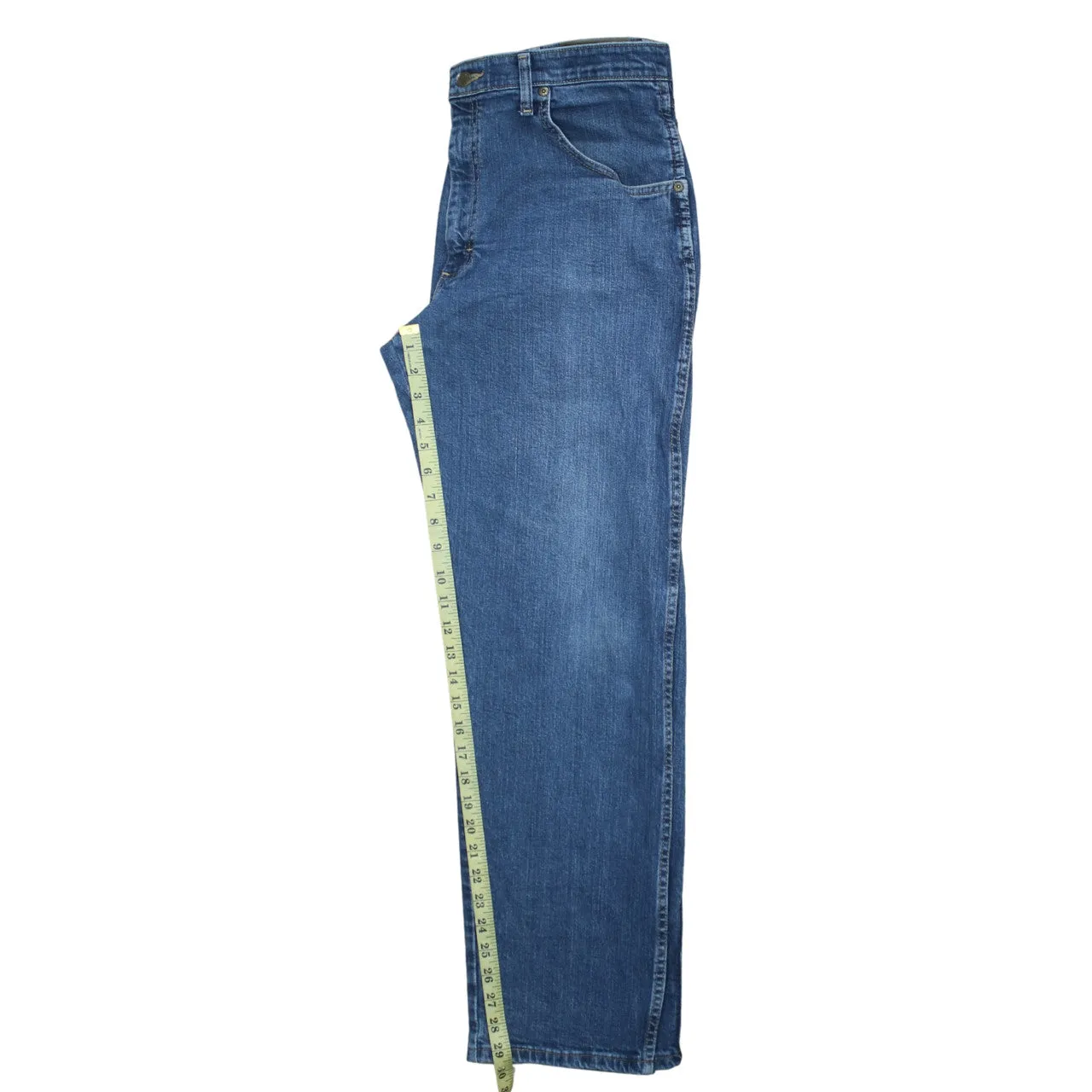 Wrangler 90's Lightwash Straight Leg Baggy Jeans / Pants 36 Blue sold by Vintage Club product image thumbnail 5