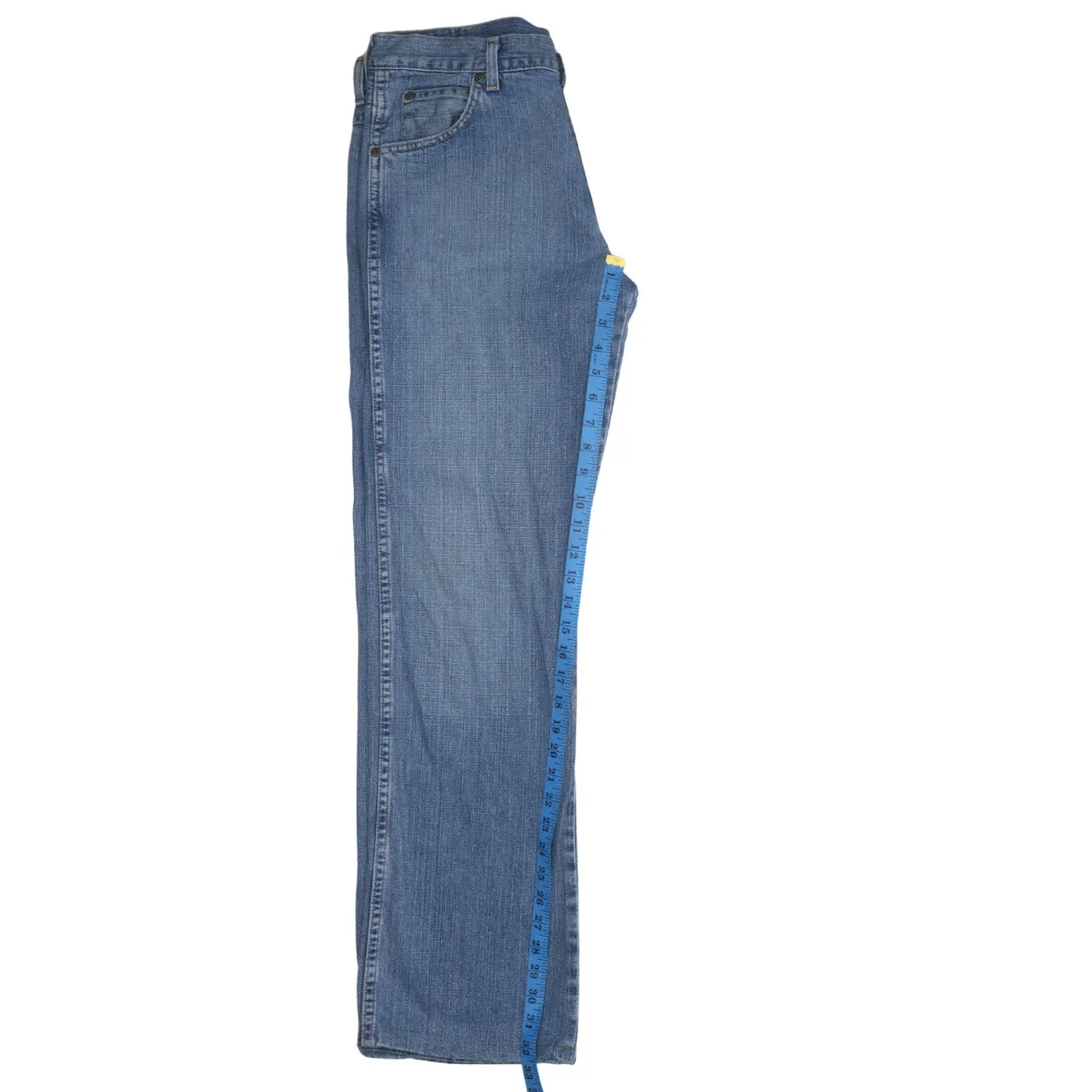 Wrangler 90's Lightwash Straight Leg Baggy Jeans / Pants 33 Blue sold by Vintage Club product image thumbnail 5