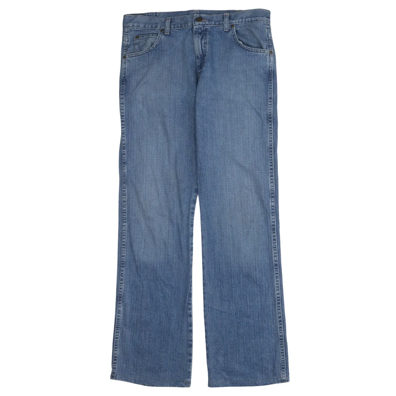 Wrangler 90's Lightwash Straight Leg Baggy Jeans / Pants 33 Blue sold by Vintage Club product image thumbnail 2