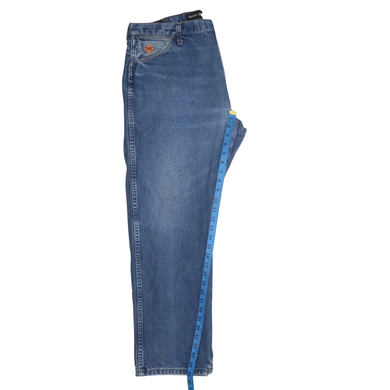 Wrangler 90's Lightwash Straight Leg Baggy Jeans / Pants 38 Blue sold by Vintage Club product image thumbnail 5