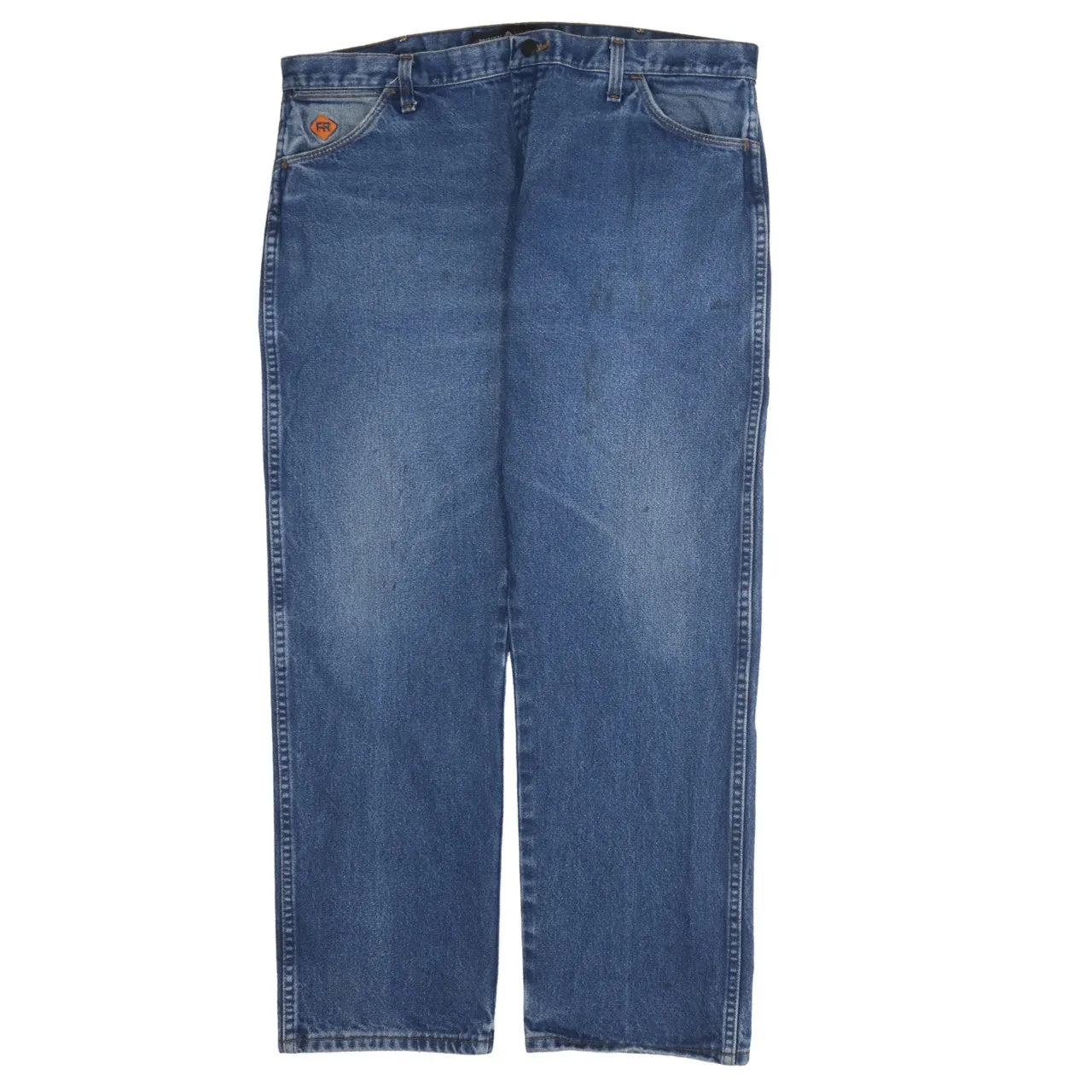 Wrangler 90's Lightwash Straight Leg Baggy Jeans / Pants 38 Blue sold by Vintage Club product image thumbnail 2