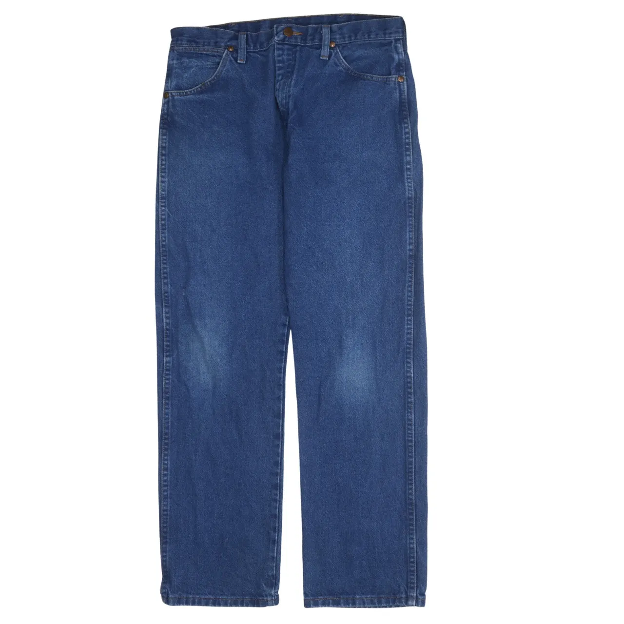 Wrangler 90's Lightwash Straight Leg Baggy Jeans / Pants 34 Blue sold by Vintage Club product image thumbnail 2