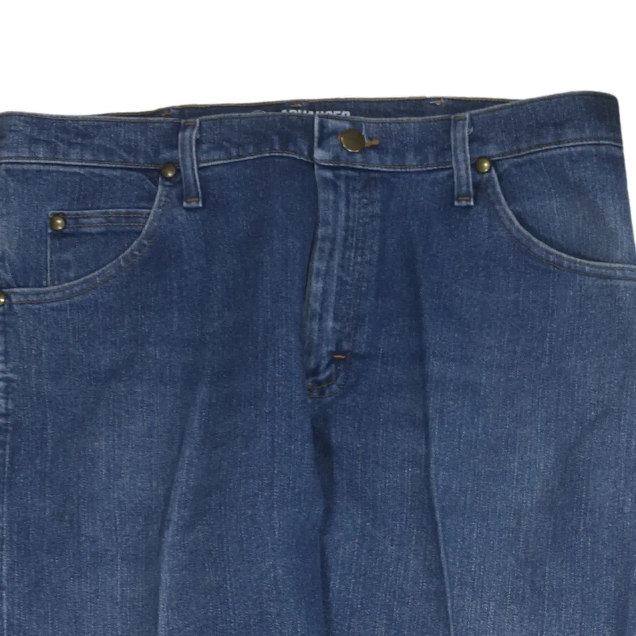 Wrangler 90's Lightwash Straight Leg Baggy Jeans / Pants 35 Blue sold by Vintage Club product image thumbnail 3