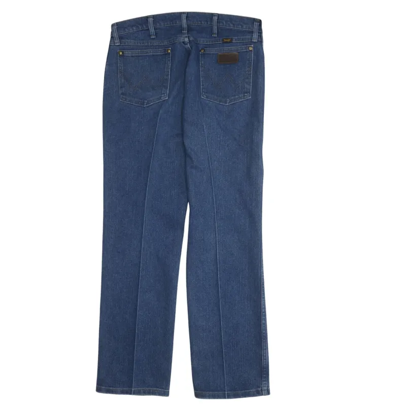 Wrangler 90's Lightwash Straight Leg Baggy Jeans / Pants 35 Blue sold by Vintage Club