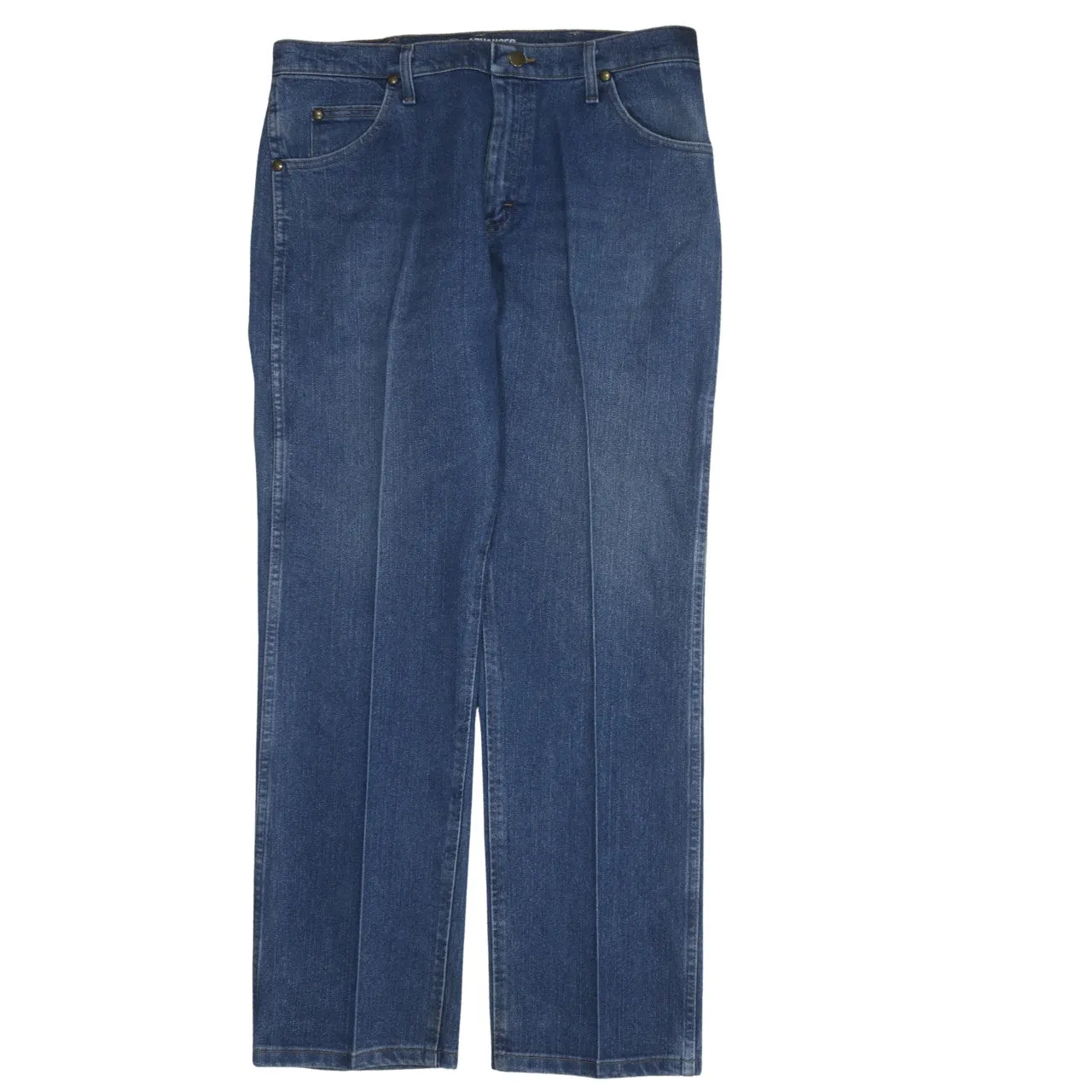 Wrangler 90's Lightwash Straight Leg Baggy Jeans / Pants 35 Blue sold by Vintage Club product image thumbnail 2