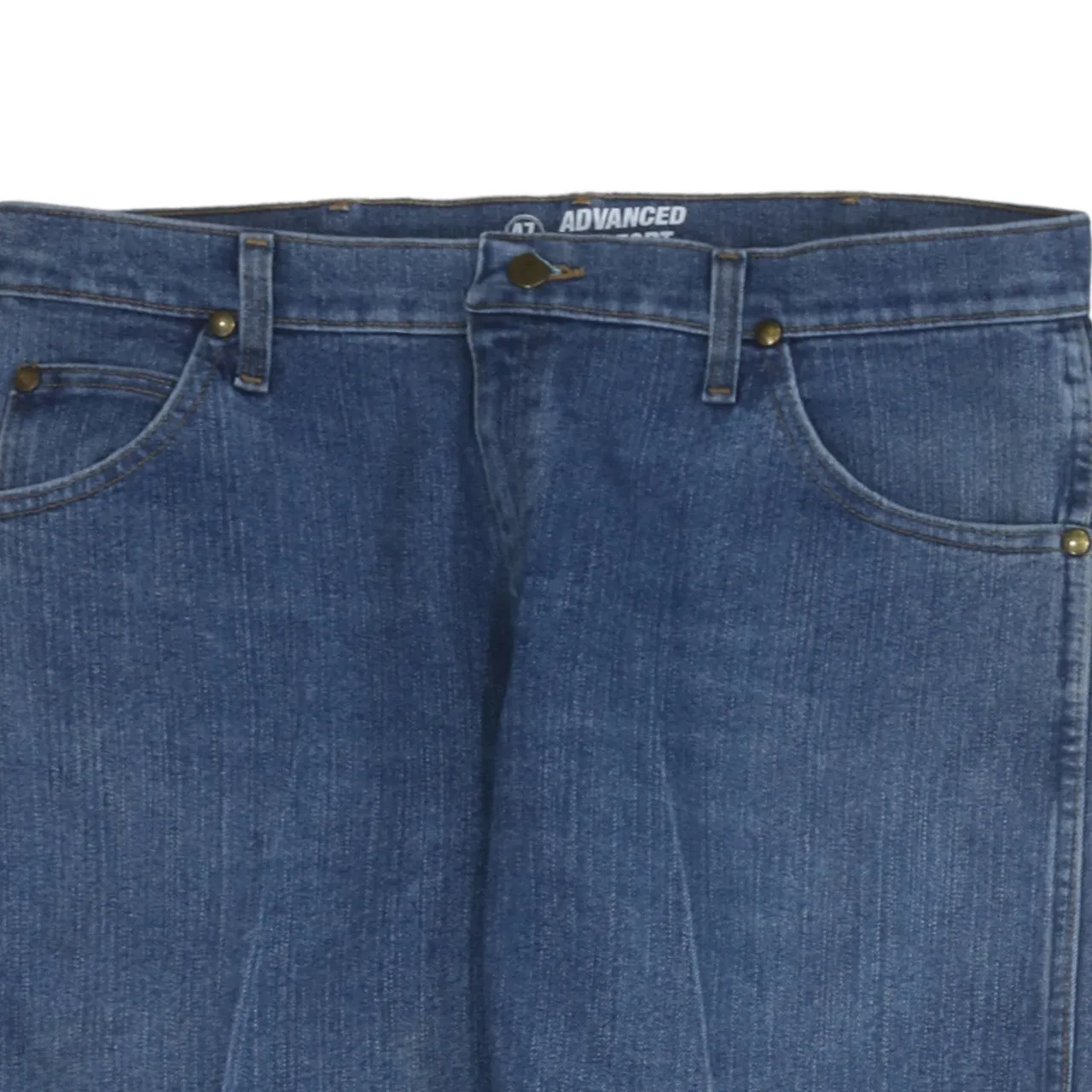 Wrangler 90's Lightwash Straight Leg Baggy Jeans / Pants 35 Blue sold by Vintage Club product image thumbnail 3