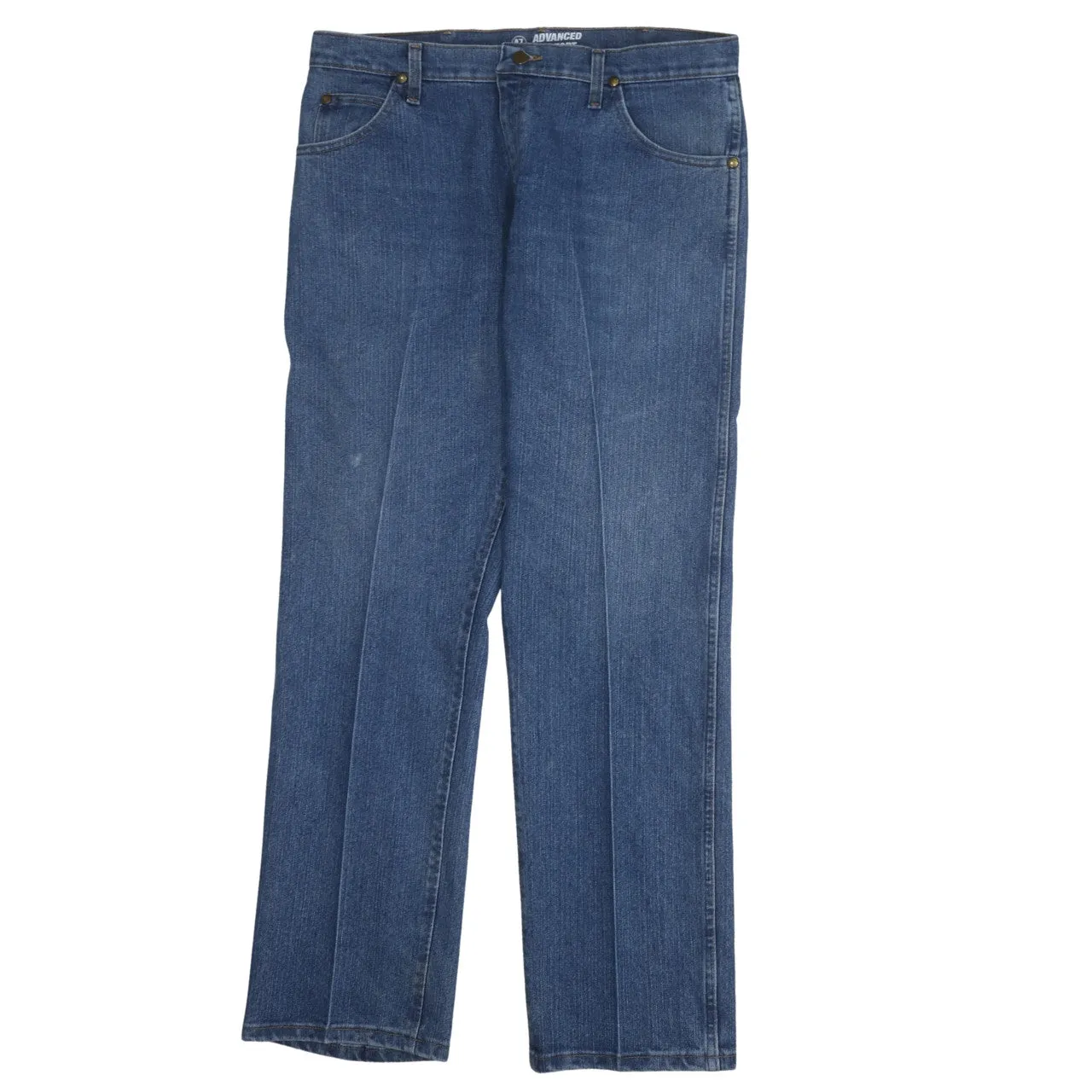 Wrangler 90's Lightwash Straight Leg Baggy Jeans / Pants 35 Blue sold by Vintage Club product image thumbnail 2