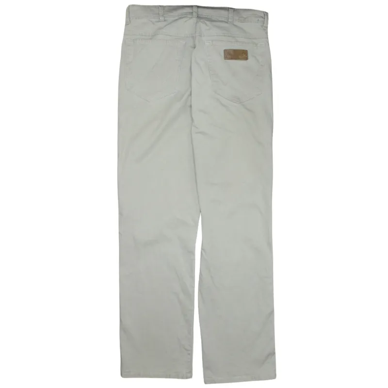Wrangler 90's Flat Front Straight Leg Baggy Trousers / Pants 33 Beige Cream sold by Vintage Club