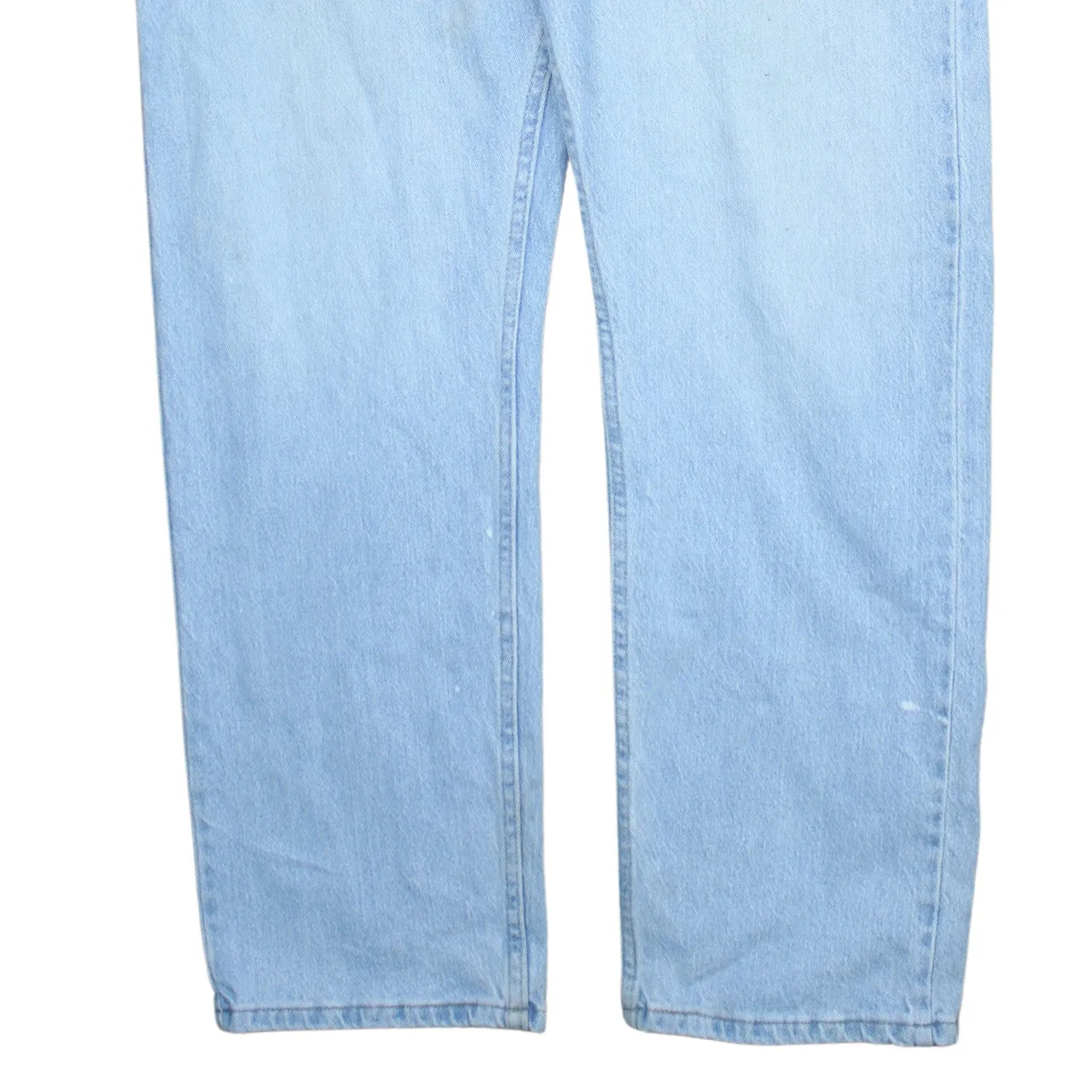 Wrangler 90's Lightwash Straight Leg Baggy Jeans / Pants 40 Blue sold by Vintage Club product image thumbnail 4