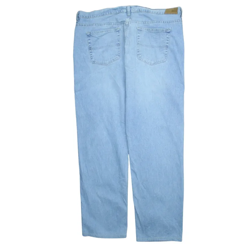 Tommy Hilfiger 90's Lightwash Straight Leg Baggy Jeans / Pants 44 Blue sold by Vintage Club