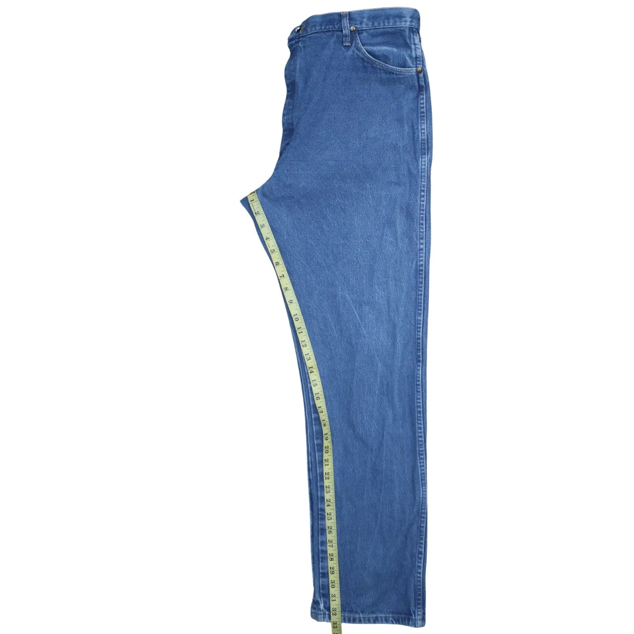 Wrangler 90's Lightwash Straight Leg Baggy Jeans / Pants 42 Blue sold by Vintage Club product image thumbnail 5