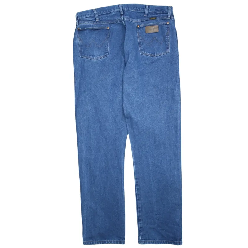 Wrangler 90's Lightwash Straight Leg Baggy Jeans / Pants 42 Blue sold by Vintage Club