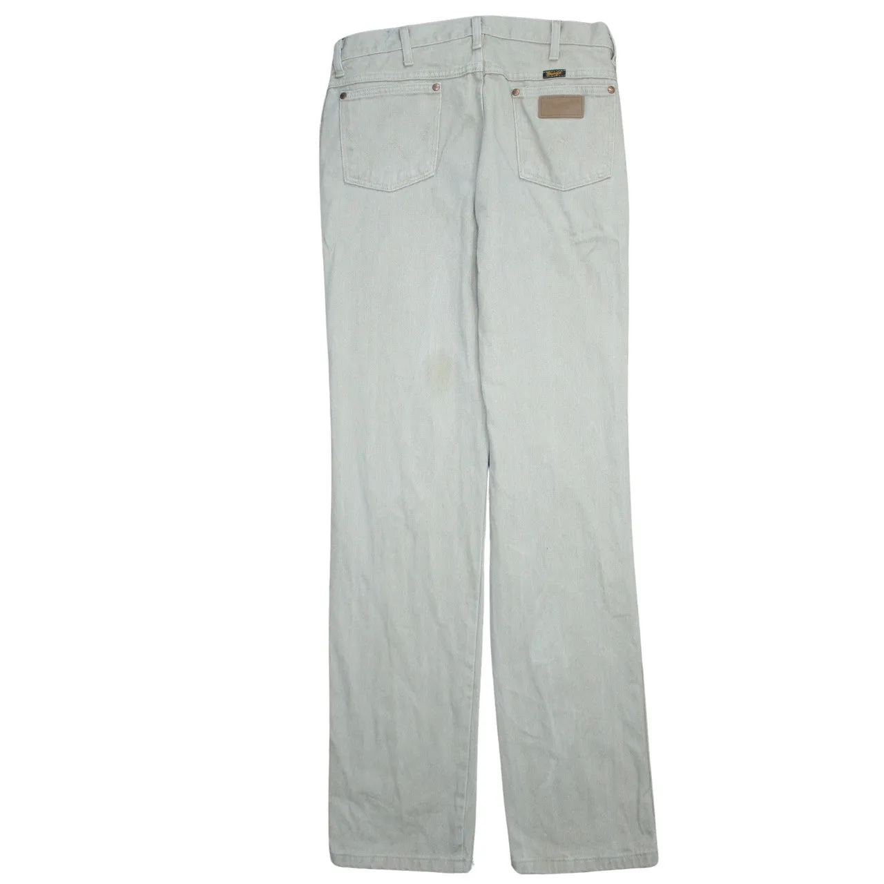 Wrangler 90's Flat Front Straight Leg Baggy Trousers / Pants 34 Beige Cream sold by Vintage Club