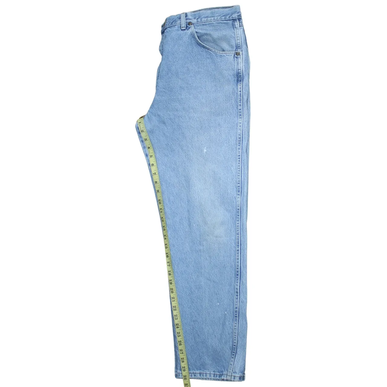 Wrangler 90's Lightwash Straight Leg Baggy Jeans / Pants 38 Blue sold by Vintage Club product image thumbnail 5