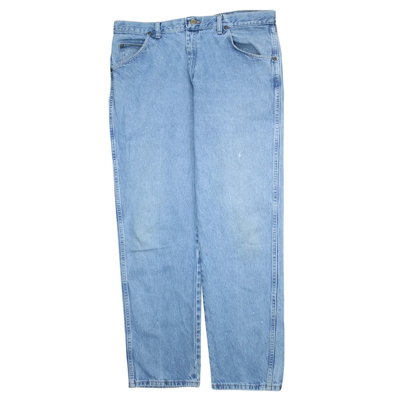 Wrangler 90's Lightwash Straight Leg Baggy Jeans / Pants 38 Blue sold by Vintage Club product image thumbnail 2