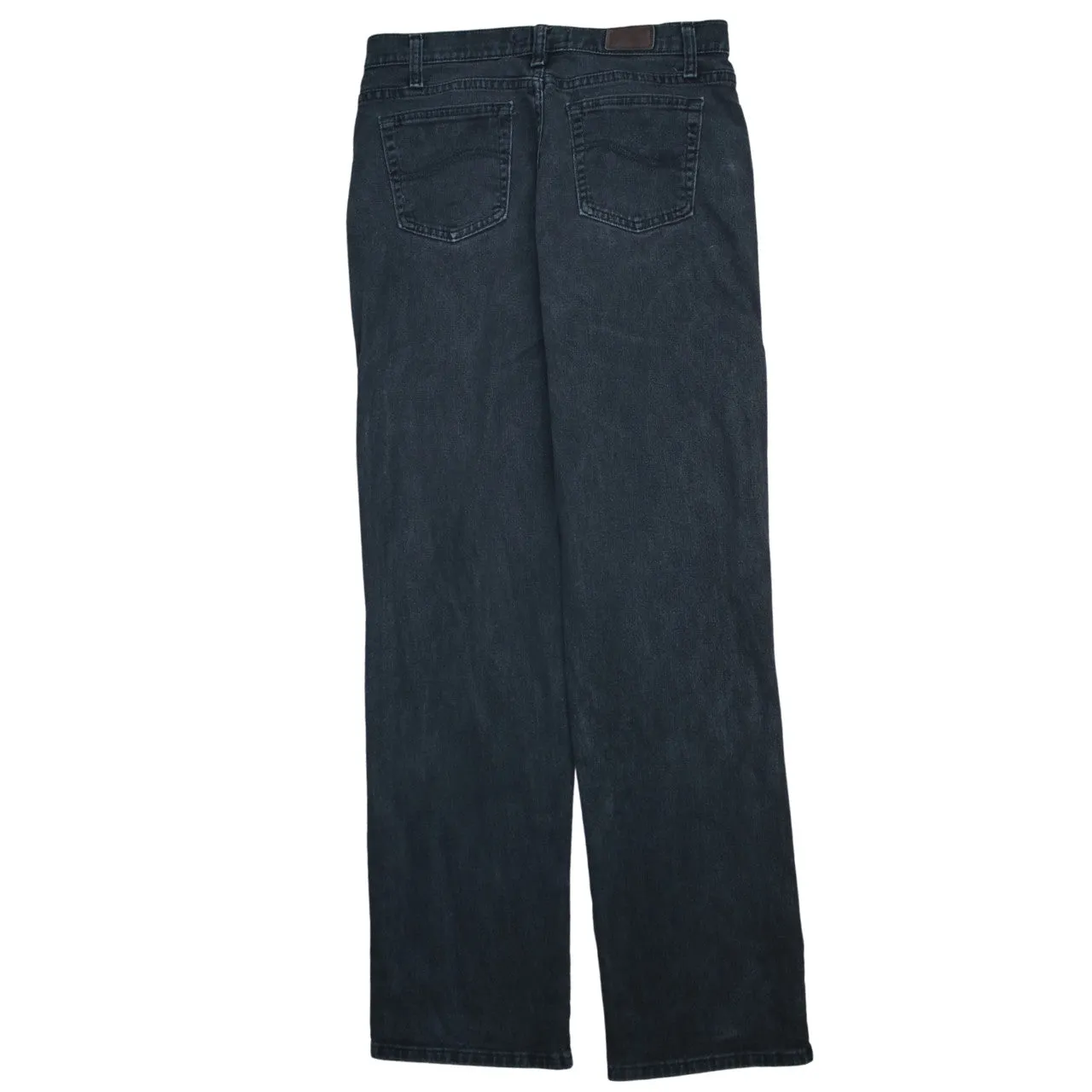 Lee 90's Lightwash Straight Leg Baggy Jeans / Pants 32 Black sold by Vintage Club