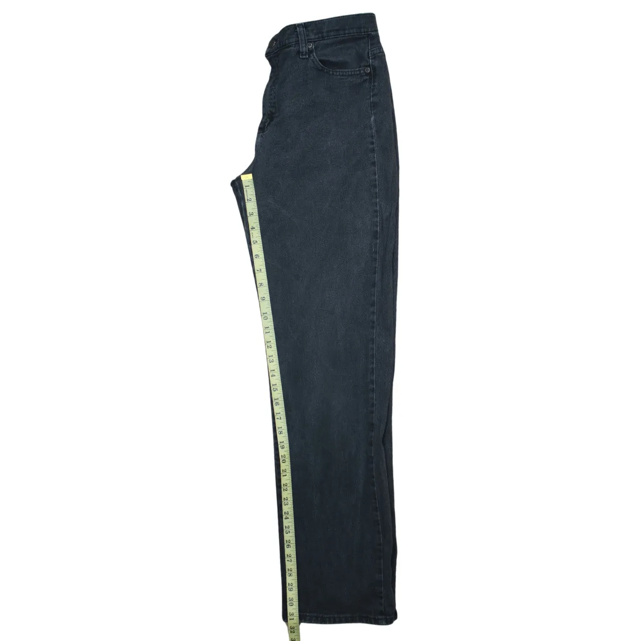 Lee 90's Lightwash Straight Leg Baggy Jeans / Pants 32 Black sold by Vintage Club product image thumbnail 5