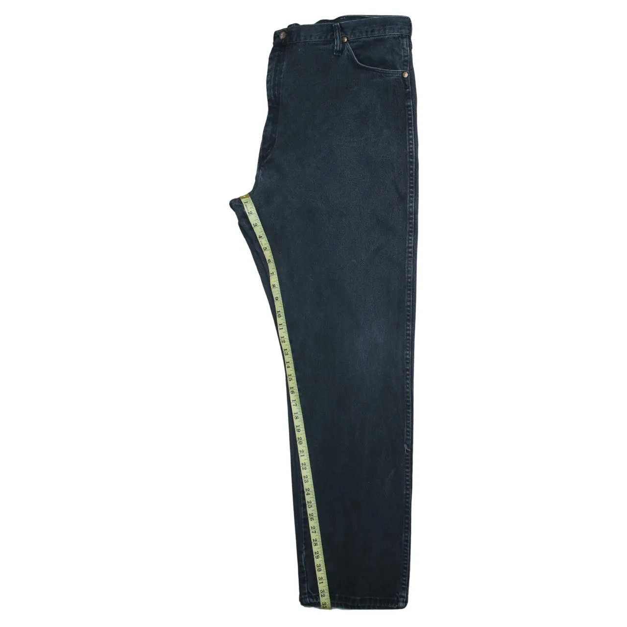 Wrangler 90's Lightwash Straight Leg Baggy Jeans / Pants 40 Black sold by Vintage Club product image thumbnail 5