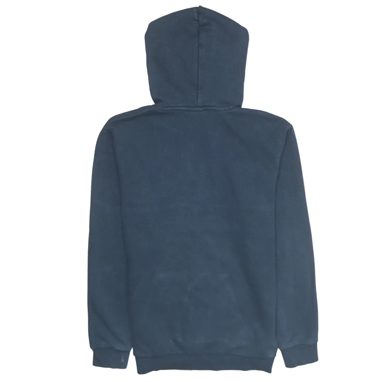 Adidas 90's Drawstring Pockets Pullover Hoodie Medium Black sold by Vintage Club product image thumbnail 2