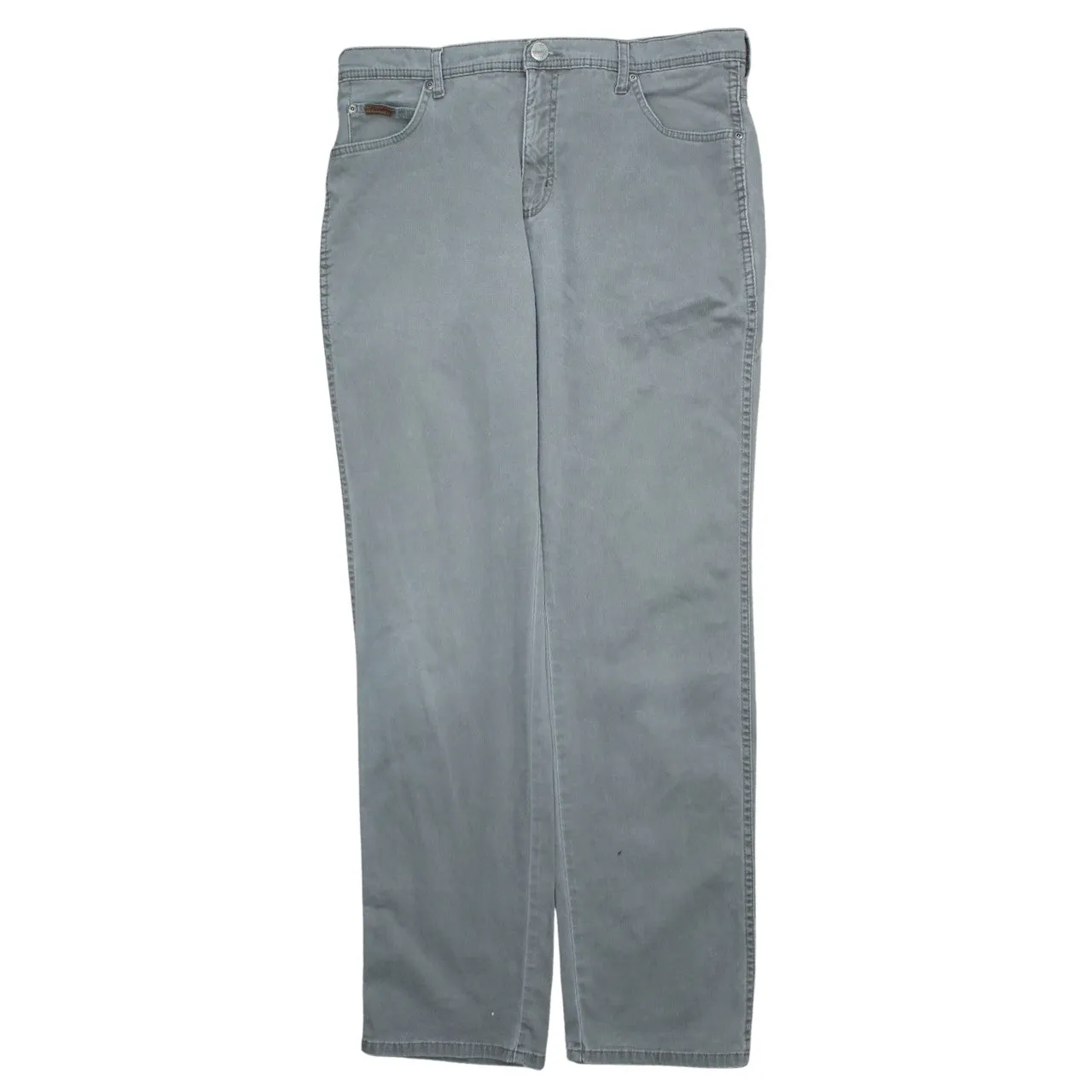 Wrangler 90's Lightweight Straight Leg Baggy Trousers / Pants 36 Grey sold by Vintage Club product image thumbnail 2