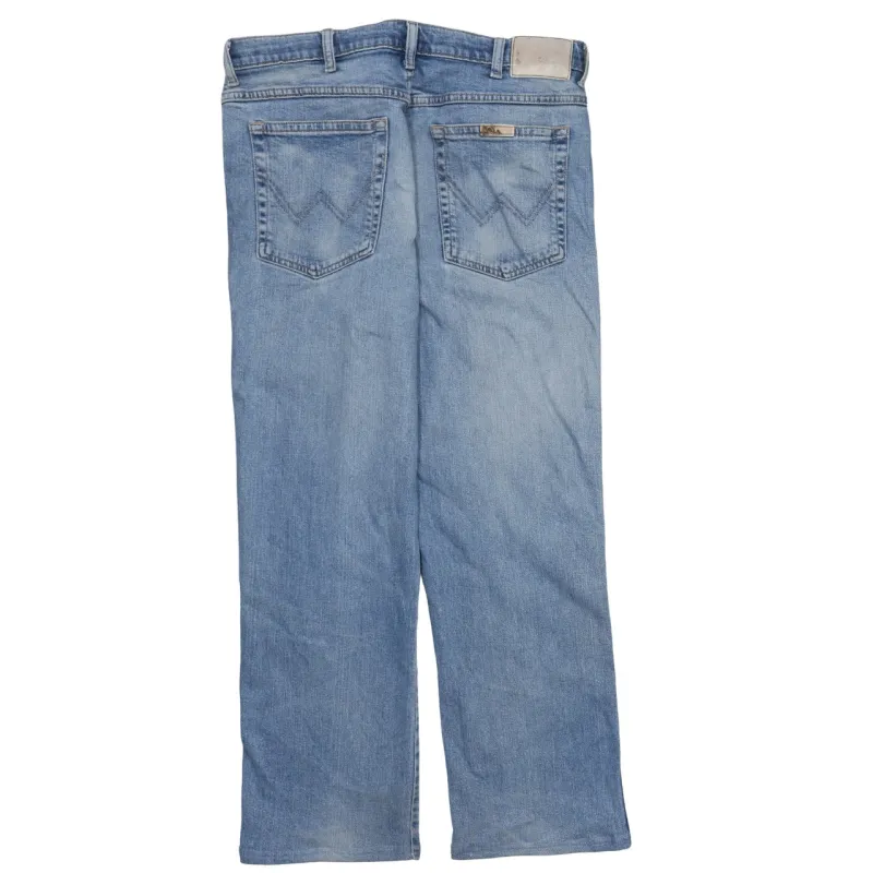 Wrangler 90's Lightwash Straight Leg Baggy Jeans / Pants 36 Blue sold by Vintage Club
