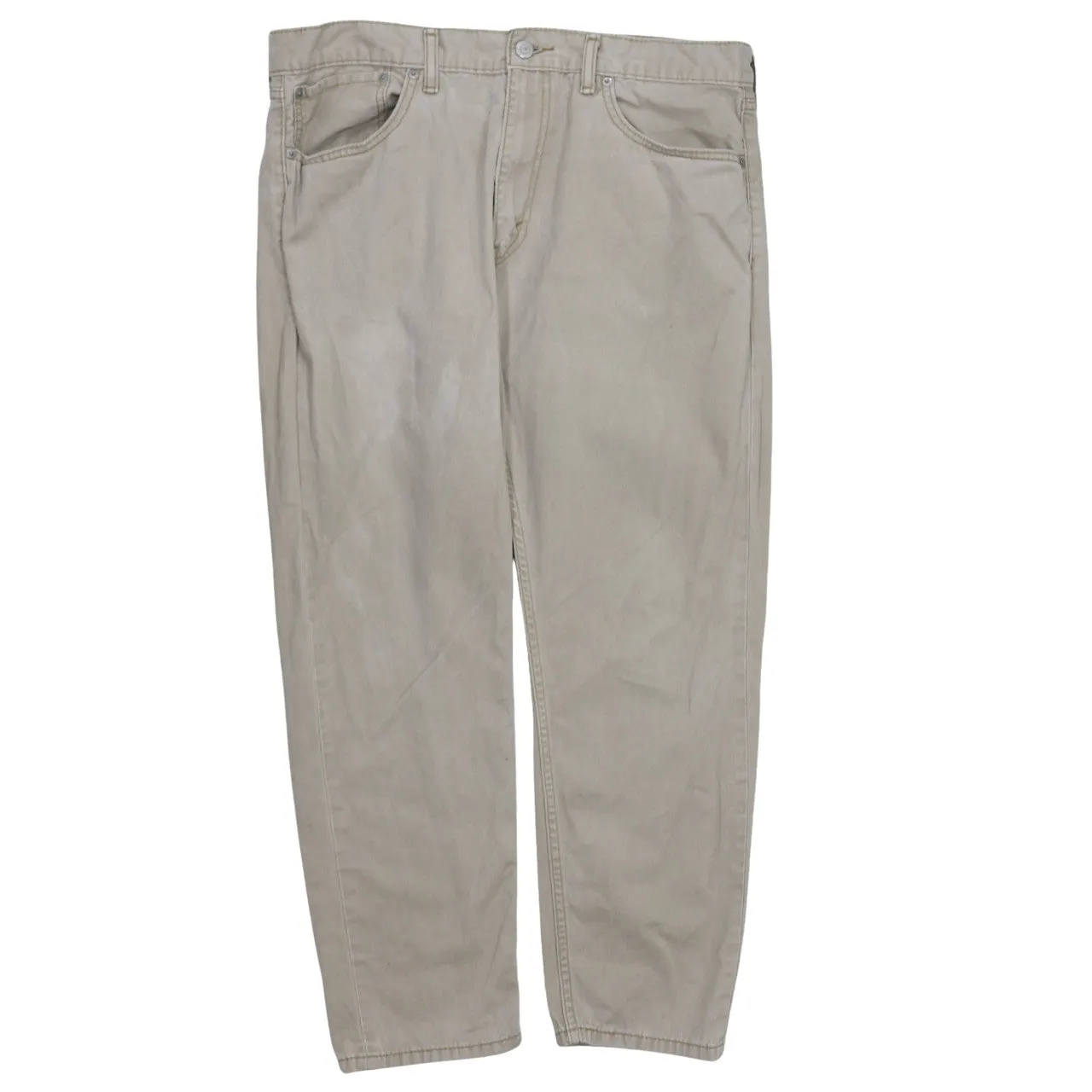 Levi Strauss &Co 90's 508 Casual Trousers / Pants 36 Beige Cream sold by Vintage Club product image thumbnail 2