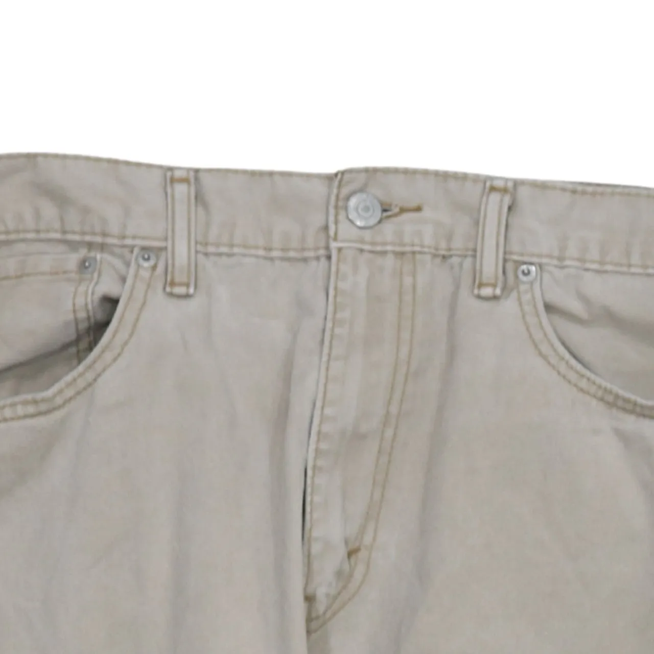 Levi Strauss &Co 90's 508 Casual Trousers / Pants 36 Beige Cream sold by Vintage Club product image thumbnail 3