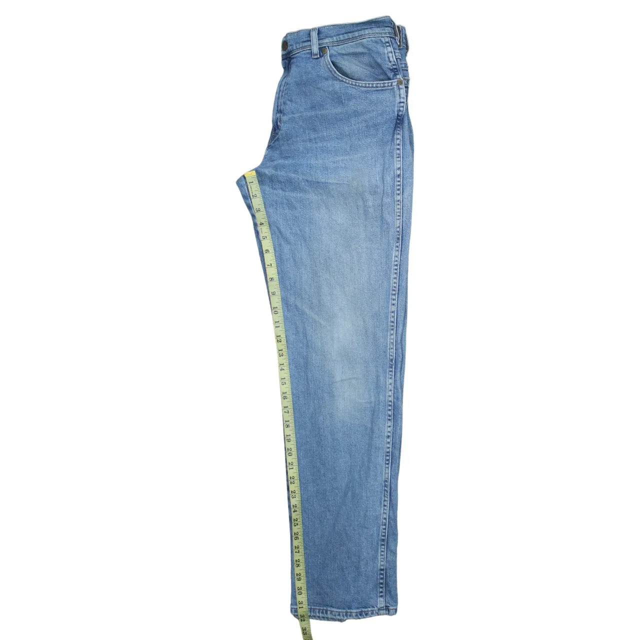 Wrangler 90's Lightwash Straight Leg Baggy Jeans / Pants 36 Blue sold by Vintage Club product image thumbnail 5