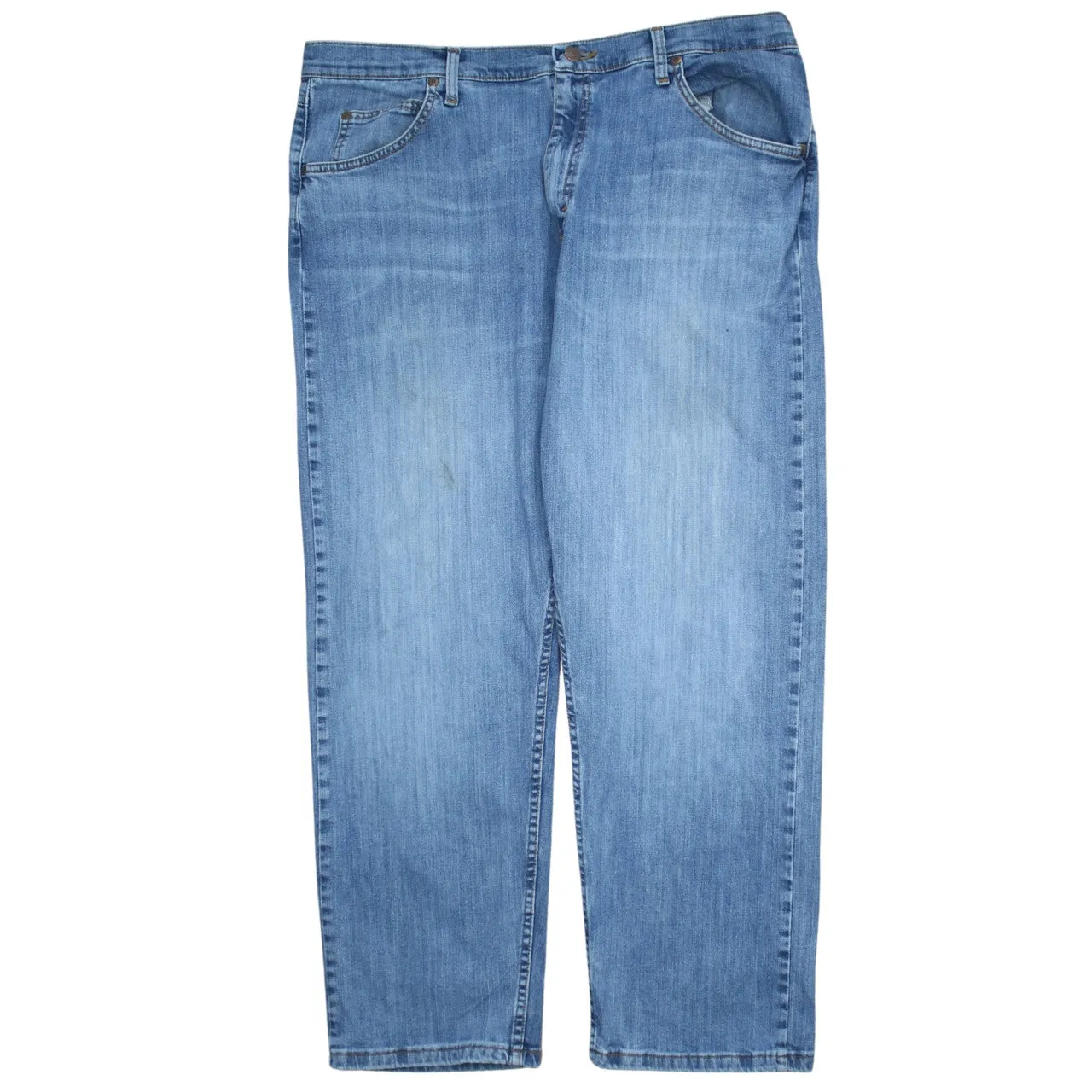 Wrangler 90's Lightwash Straight Leg Baggy Jeans / Pants 38 Blue sold by Vintage Club product image thumbnail 2