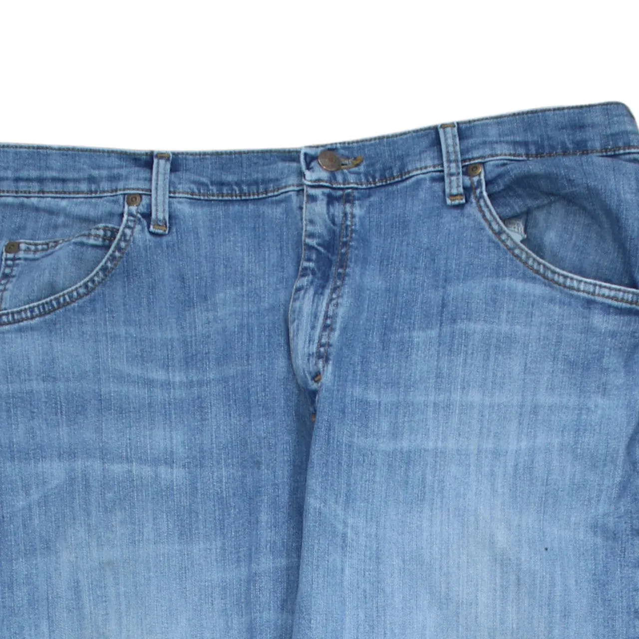 Wrangler 90's Lightwash Straight Leg Baggy Jeans / Pants 38 Blue sold by Vintage Club product image thumbnail 3