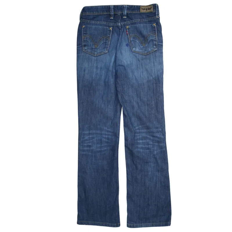 Levi Strauss &Co 90's 627 Straight Leg Baggy Jeans / Pants 28 Blue made by Levi's