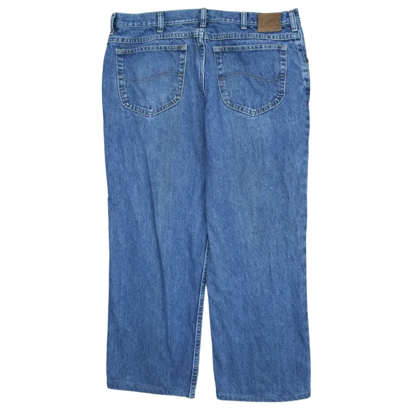 Lee 90's Lightwash Straight Leg Baggy Jeans / Pants 38 Blue sold by Vintage Club