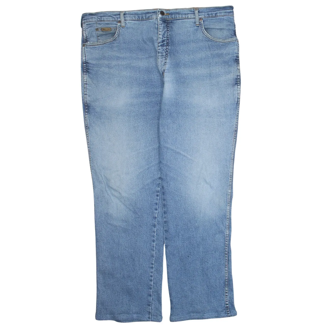 Wrangler 90's Lightwash Straight Leg Baggy Jeans / Pants 42 Blue sold by Vintage Club product image thumbnail 2