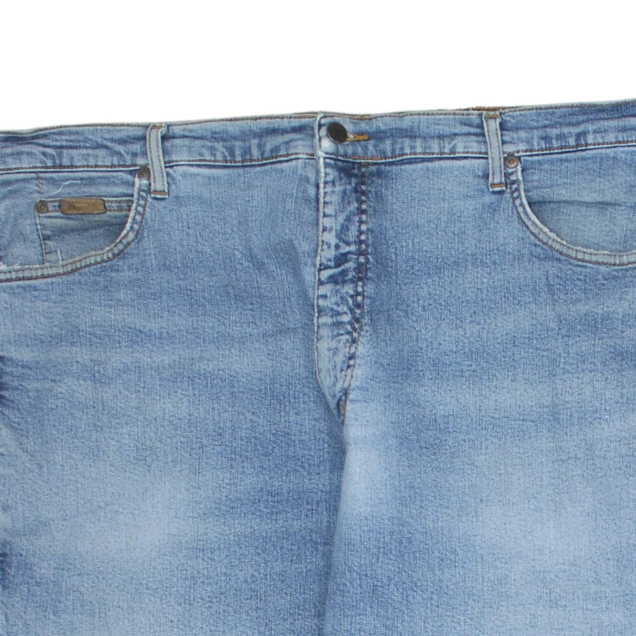 Wrangler 90's Lightwash Straight Leg Baggy Jeans / Pants 42 Blue sold by Vintage Club product image thumbnail 3