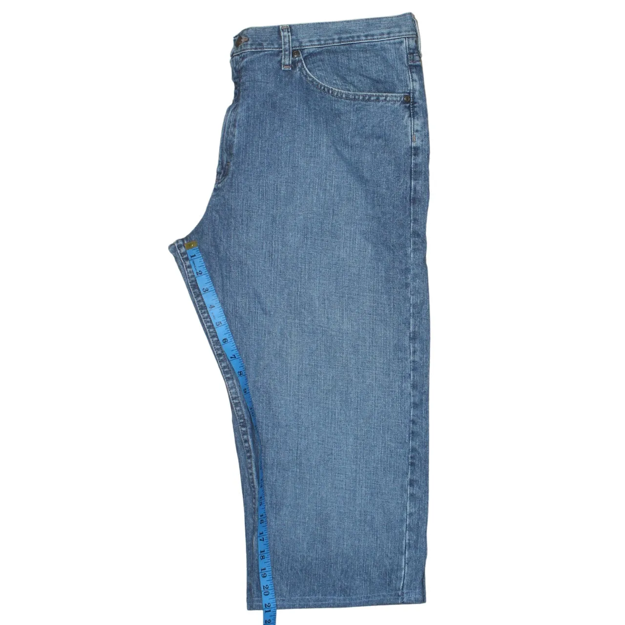 Wrangler 90's Lightwash Straight Leg Baggy Jeans / Pants 40 Blue sold by Vintage Club product image thumbnail 5