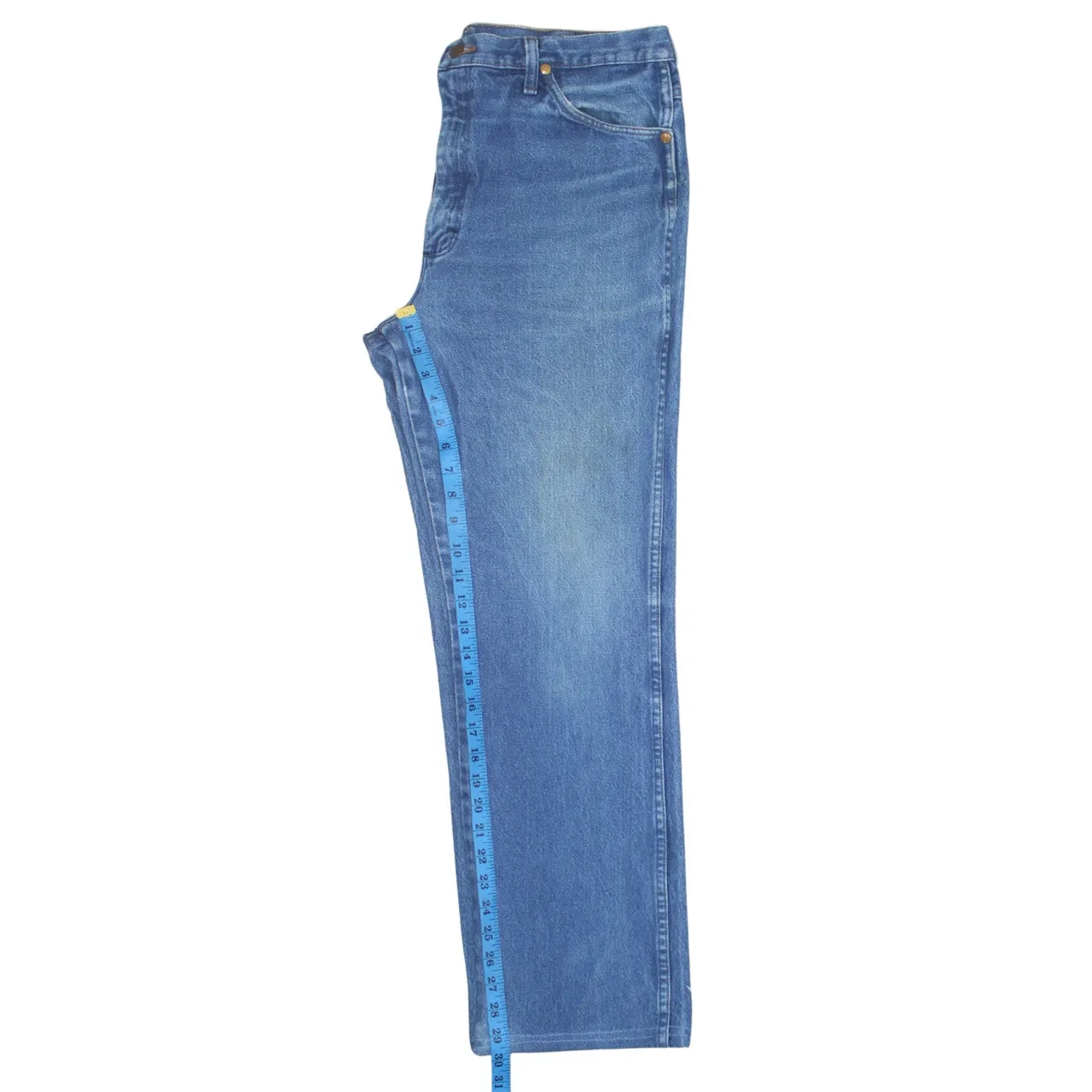 Wrangler 90's Lightwash Straight Leg Baggy Jeans / Pants 36 Blue sold by Vintage Club product image thumbnail 5