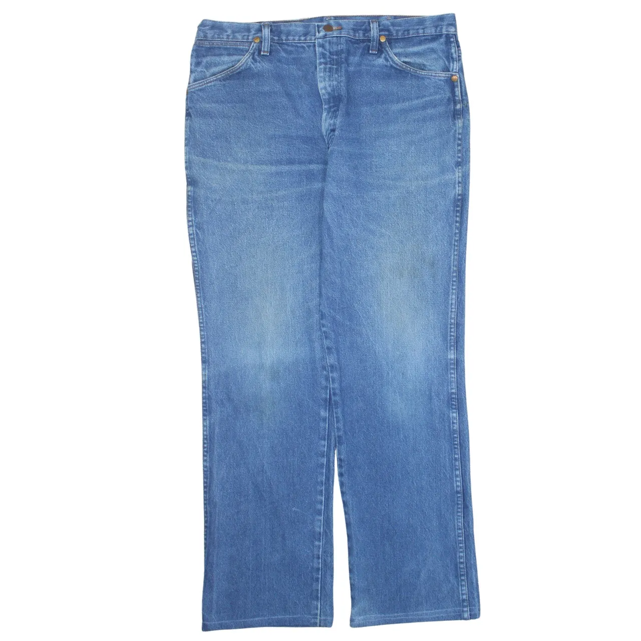 Wrangler 90's Lightwash Straight Leg Baggy Jeans / Pants 36 Blue sold by Vintage Club product image thumbnail 2