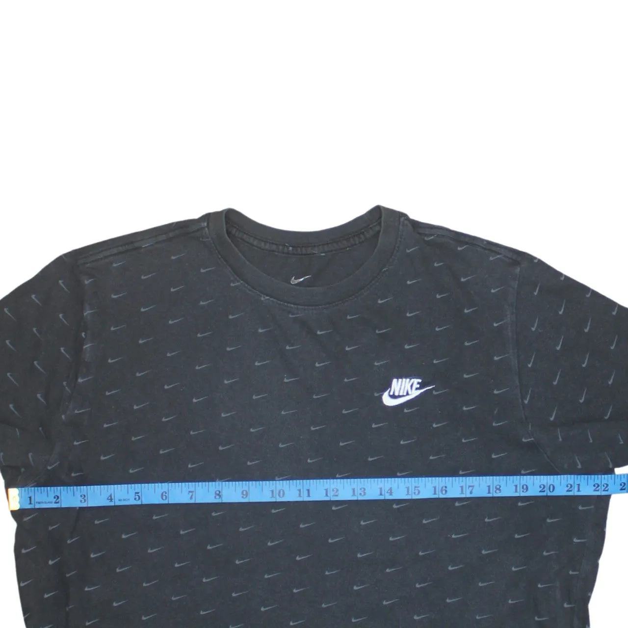 Nike 90's Swoosh Short Sleeves T Shirt Large Black sold by Vintage Club product image thumbnail 5